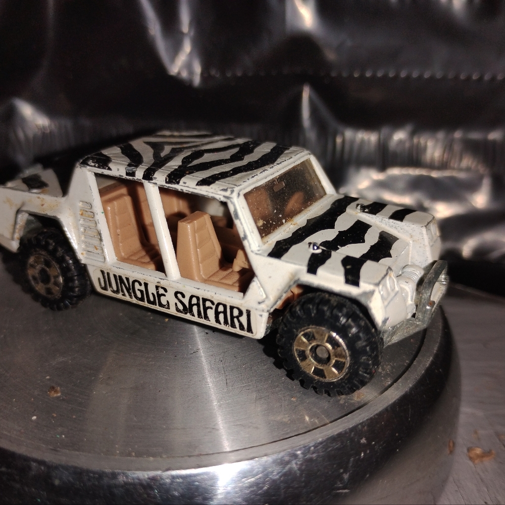 Jungle Safari Zebra Toy Car